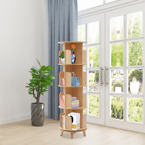 Tiers rotating bookshelf - 4-tiers,