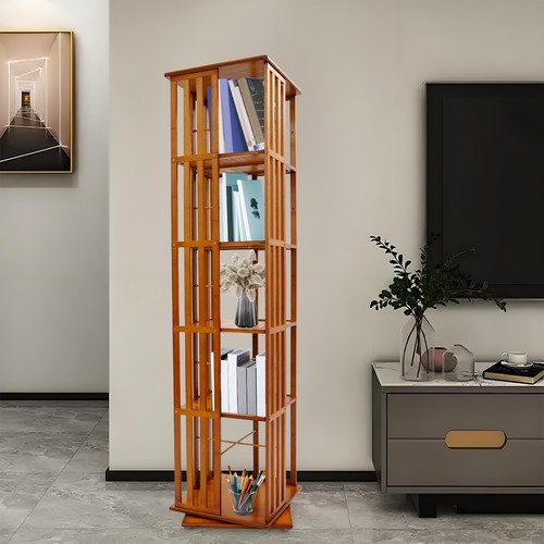 Tier rotating bookshelf - 5-tier,